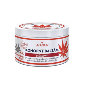 ALPA rozgrzewający balsam konopny do masażu 250 ml – zdjęcie opakowania
