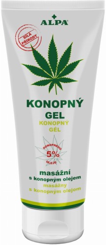 ALPA żel konopny do masażu 100 ml – zdjęcie opakowania