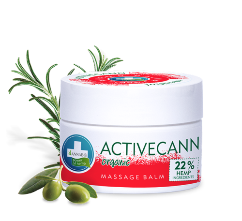 Annabis ActiveCann + Menthol balsam konopny do masażu 50 ml – zdjęcie opakowania