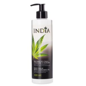 INDIA balsam do ciała z olejem konopnym 400 ml – opakowanie produktu