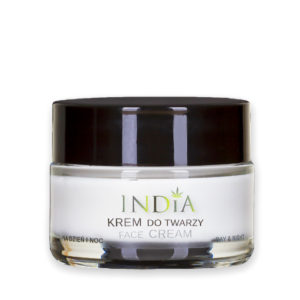 INDIA krem do twarzy na dzień i noc z olejem konopnym, 50 ml – opakowanie