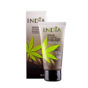 INDIA serum z olejem konopnym do suchej skóry 50 ml – opakowanie produktu