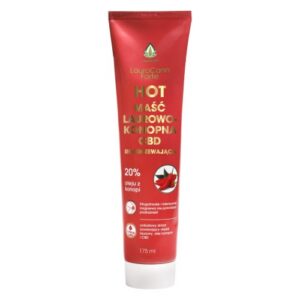 LauroCann Forte HOT maść konopno-laurowa rozgrzewająca 175 ml – zdjęcie opakowania z katalogu Sativa