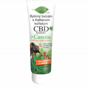 BIONE Cannabis balsam z kasztanowcem i CBD 300 ml – zdjęcie opakowania z katalogu Sativa
