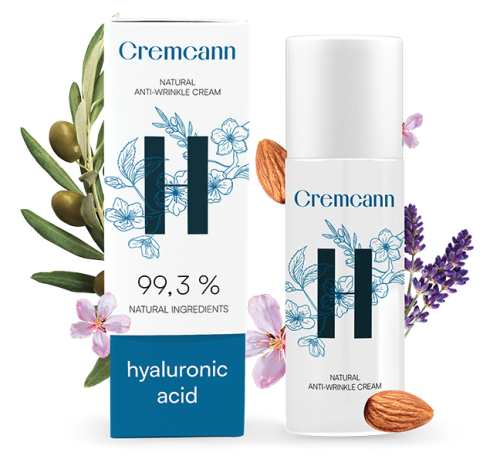 Annabis CremCann Hyaluron krem do twarzy 50 ml – opakowanie kosmetyku