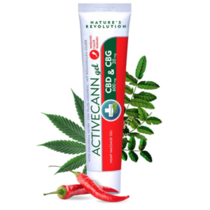 Annabis ActiveCann żel rozgrzewający CBD CBG 75 ml – opakowanie kosmetyku