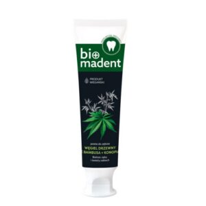 BioMadent konopna wybielająca pasta z węglem 100 ml – zdjęcie produktu oferowanego w Sativa