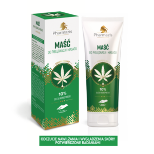 PHARMAZIS maść konopna 10% oleju do masażu 222 ml – zdjęcie produktu z oferty Sativa